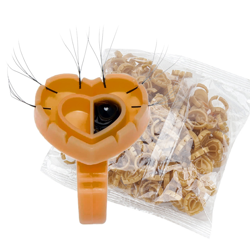 Eyelash Extension Look - 500 Pezzi Anelli Porta Colla per
