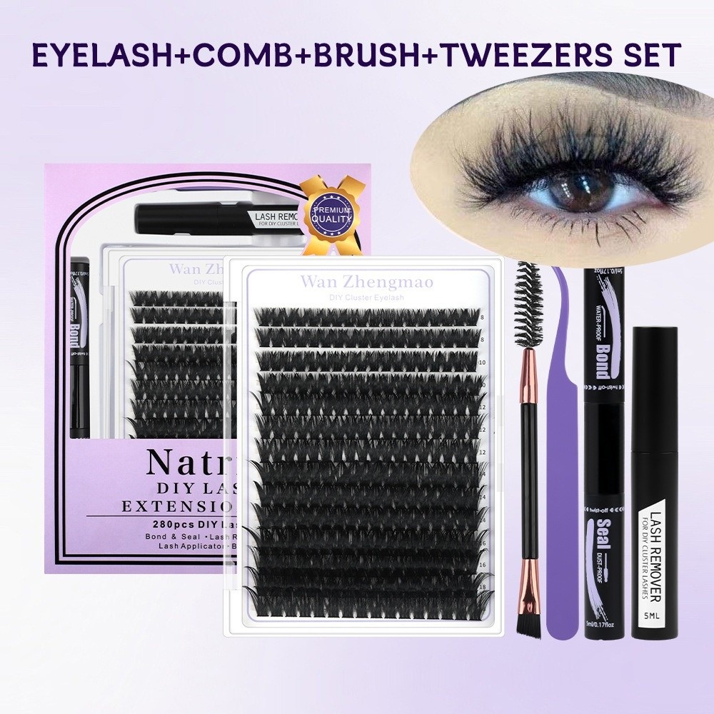 Eyelash Extension Look - Kit Extension Ciglia Finte 8-18mm, Effetto