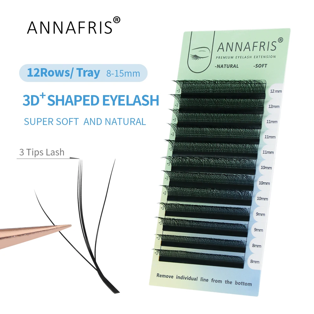 ANNAFRIS 3D W Tre Core Estensi - Eyelash Extension For Asian Eyes recensione e prezzo
