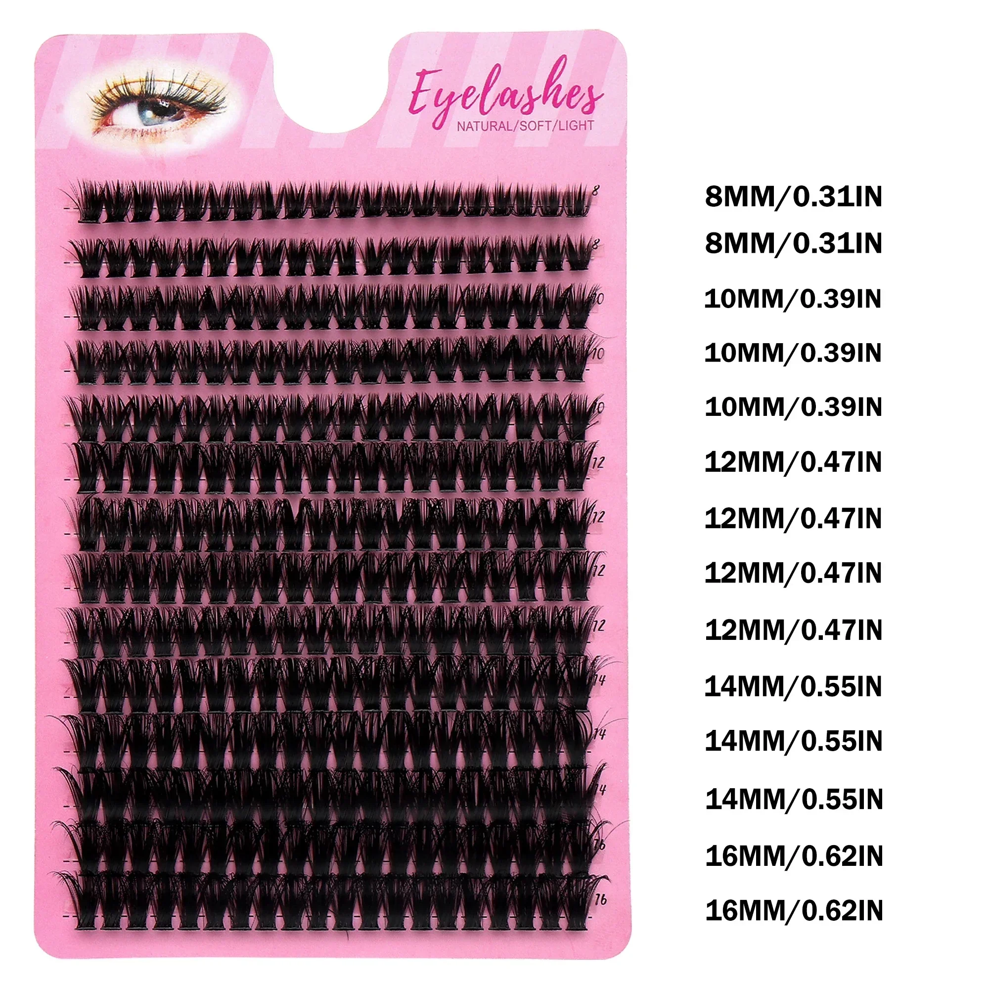 Ciglia a ciuffetti con effetto - Eyelash Extension Russian recensione e prezzo