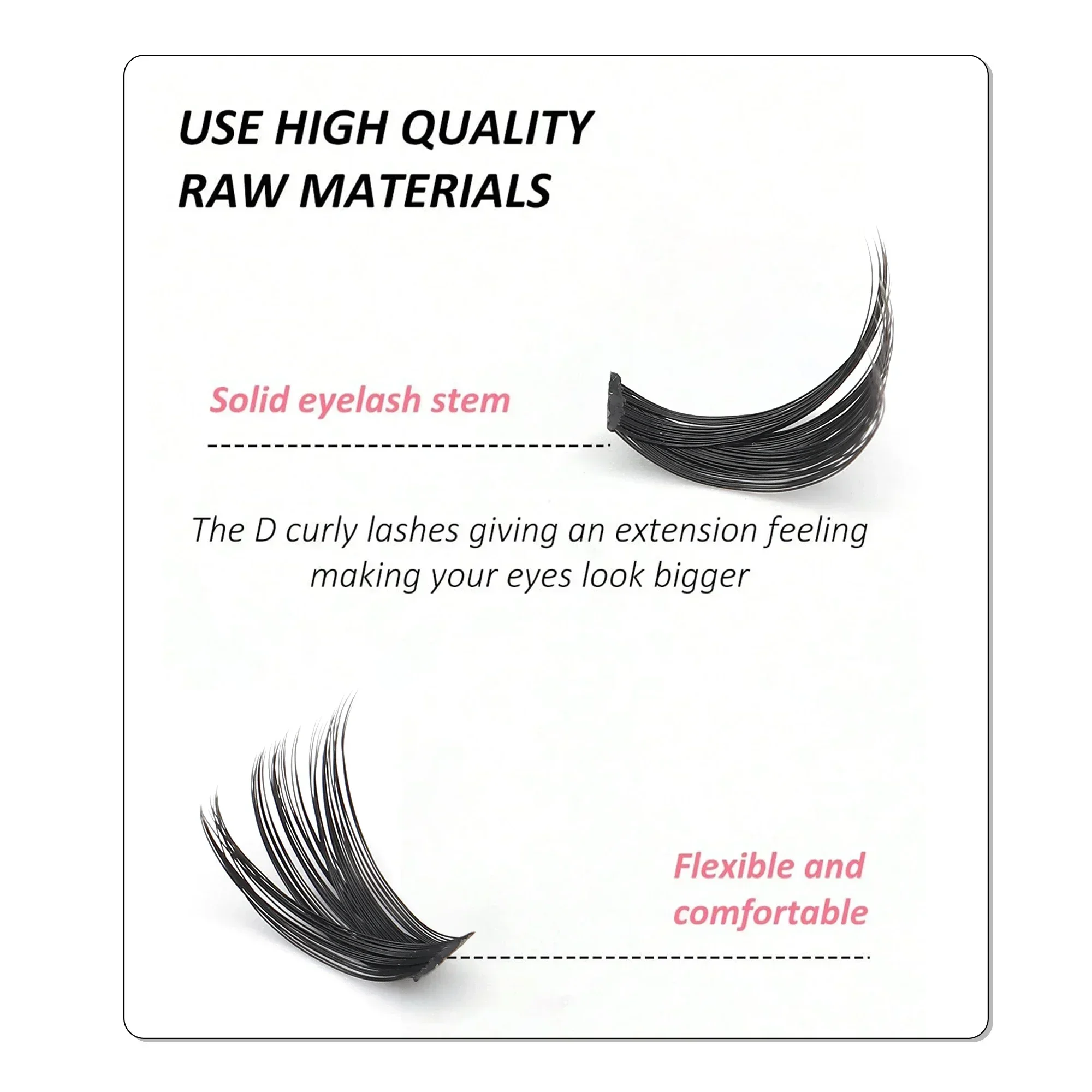 Ciglia a ciuffetti con effetto - Eyelash Extension Russian recensione e prezzo