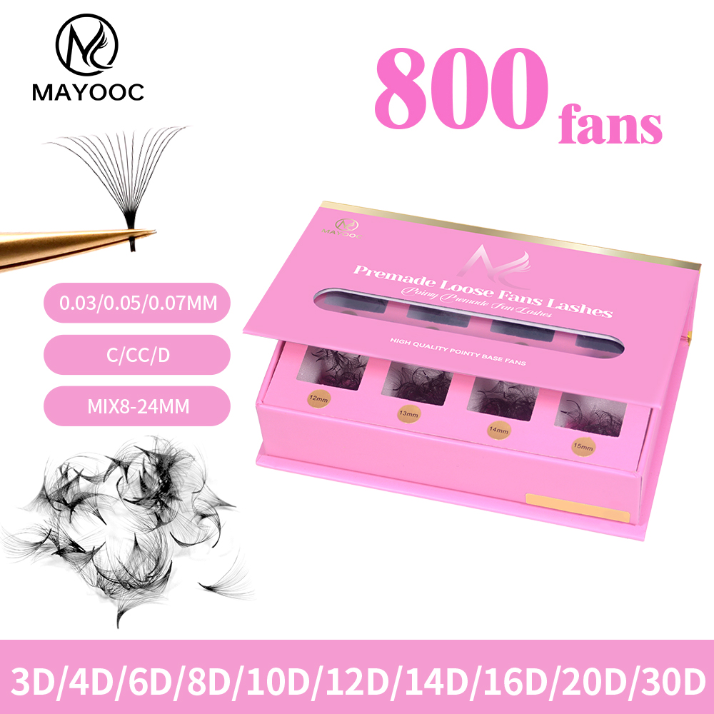 MAYOOC 800Fans Extension Cigli - Eyelash Extension Russian recensione e prezzo