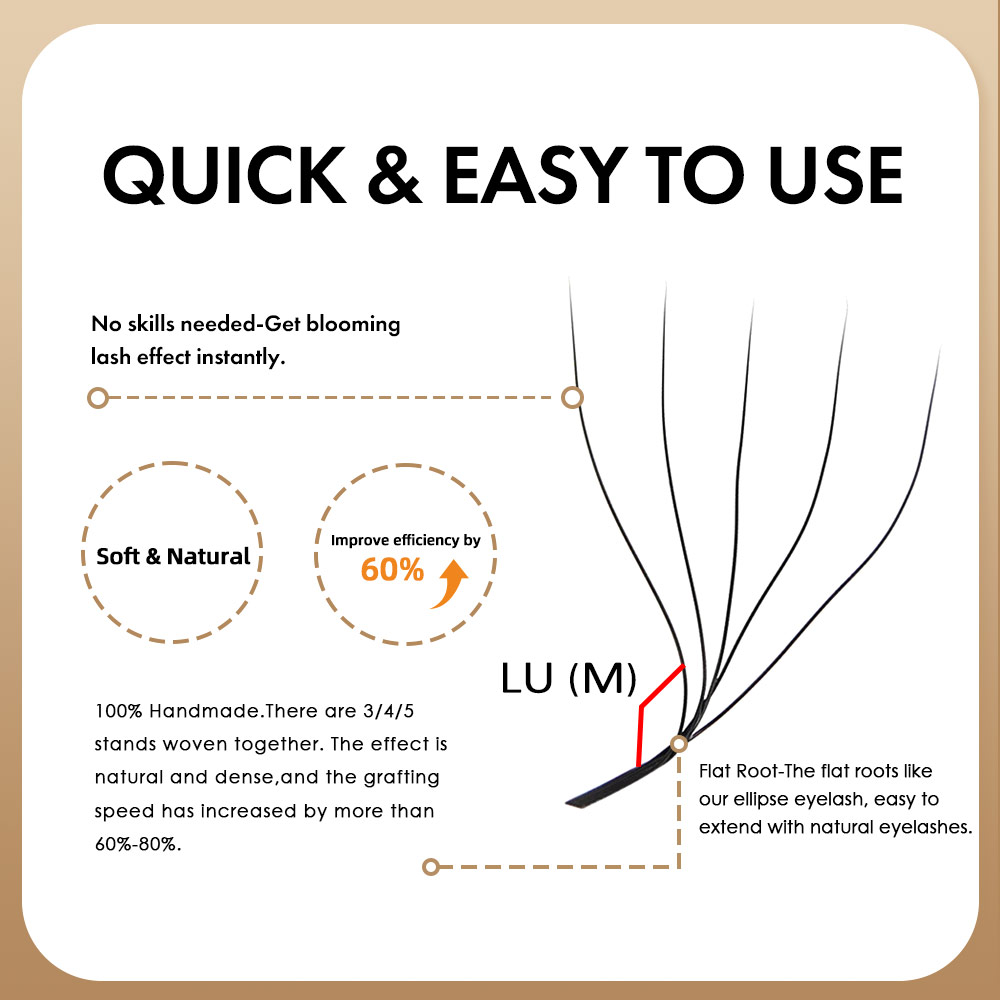 MASSCAKU L LU M Curl YY/W Form - Eyelash Extension Human Hair recensione e prezzo