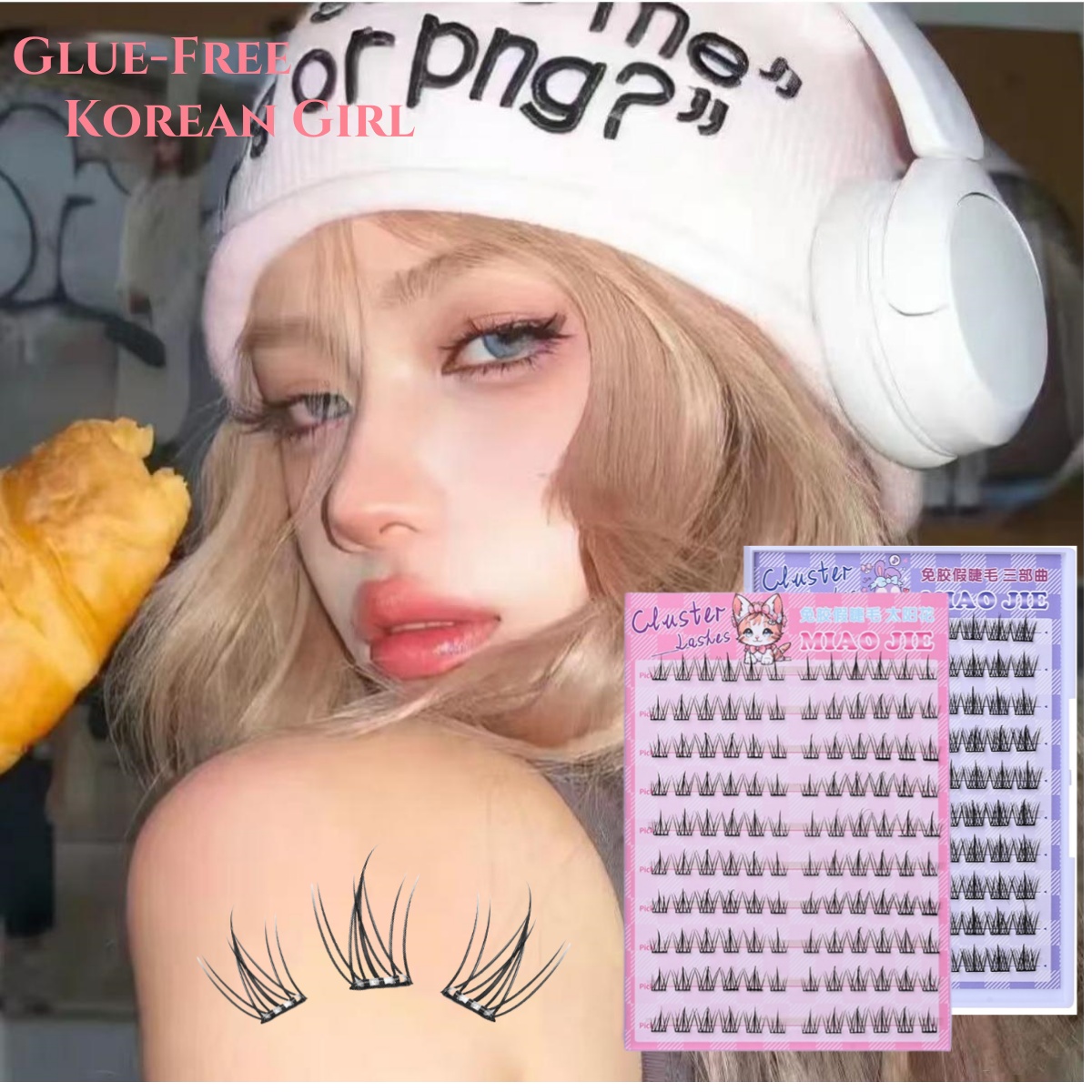 MIAOJIE Ciglia finte senza col - Eyelash Extension Human Hair recensione e prezzo