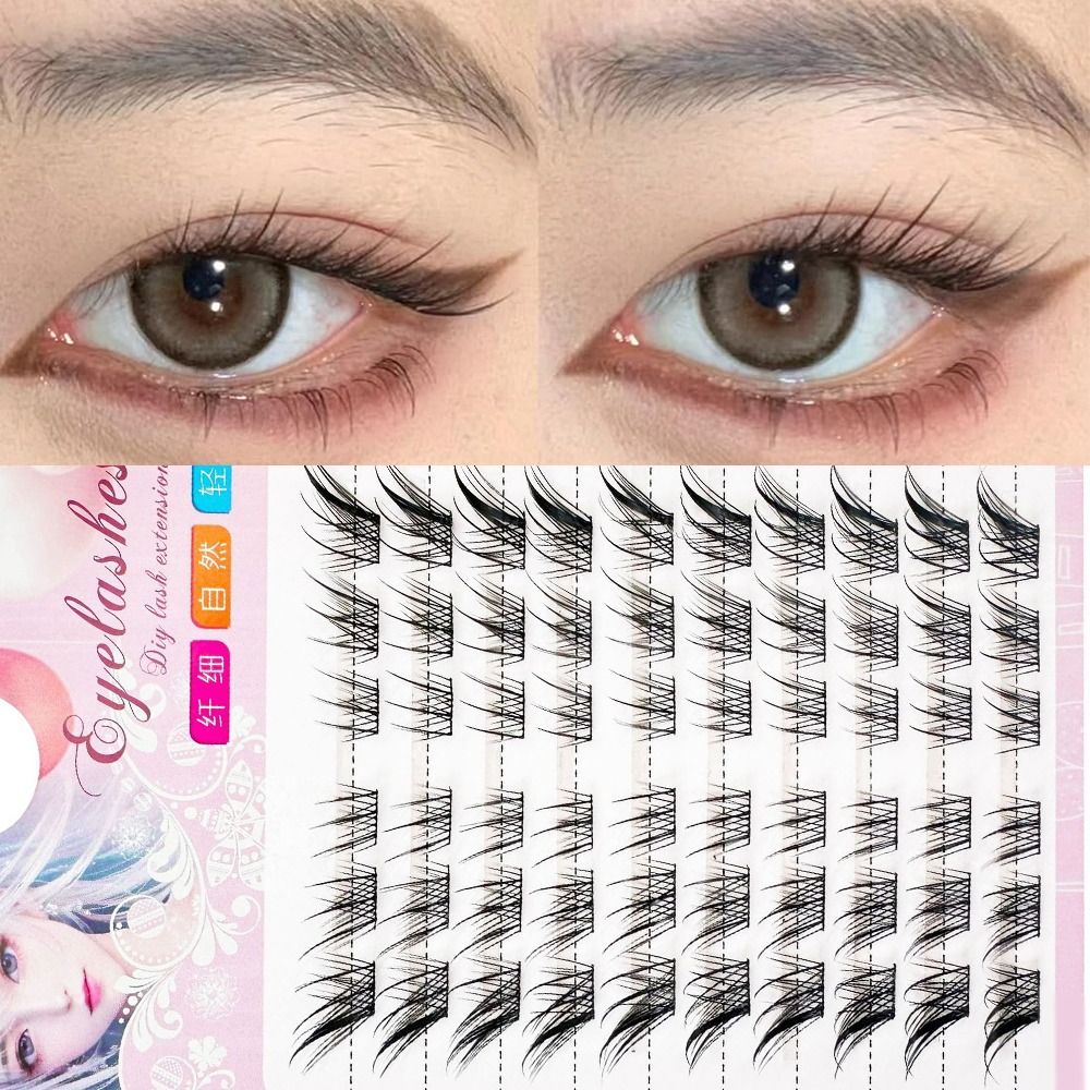 3D Cat Eye Cluster Ciglia Mang - Eyelash Extension Human Hair recensione e prezzo